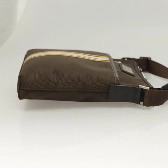 BURBERRY Black label Shoulder Bag Canvas Brown Aut - Picture 3 of 16